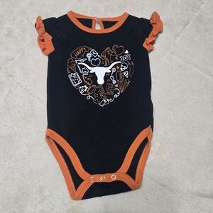 University of Texas Longhorns newborn onsie, baby onsie 0-3m
